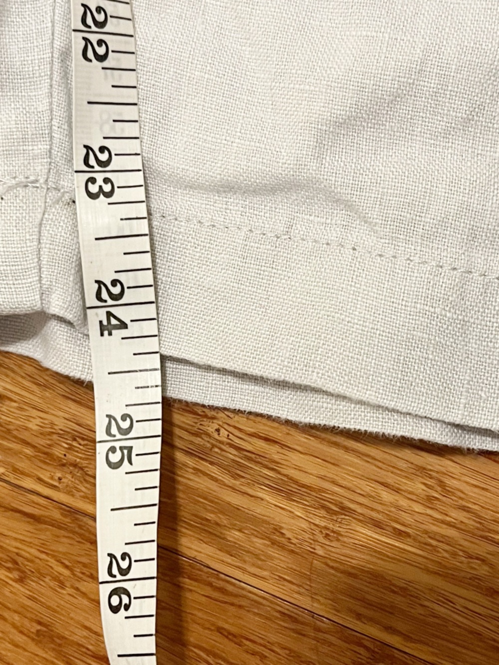Pure Jill J. Jill Linen Drawstring Elastic Waist Cropped Pants w/ Pockets. Large - Picture 12 of 12